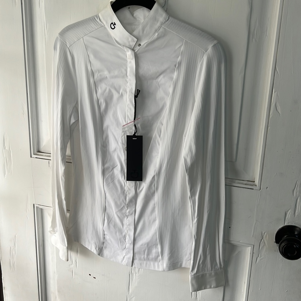 cavalleria toscana long sleeve strech poplln
